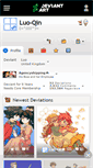 Mobile Screenshot of luo-qin.deviantart.com
