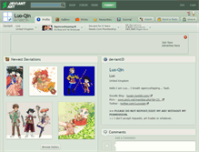 Tablet Screenshot of luo-qin.deviantart.com