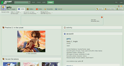 Desktop Screenshot of getty.deviantart.com