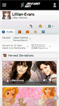 Mobile Screenshot of lillian-evans.deviantart.com