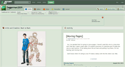 Desktop Screenshot of daggerman2009.deviantart.com