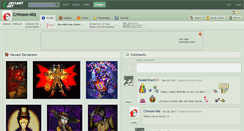 Desktop Screenshot of crimson-miz.deviantart.com