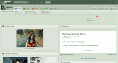 Desktop Screenshot of dargeg.deviantart.com