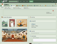 Tablet Screenshot of jlbarry.deviantart.com