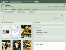 Tablet Screenshot of chikhra.deviantart.com