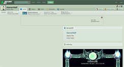 Desktop Screenshot of horrorwolf.deviantart.com