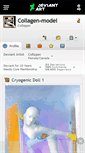 Mobile Screenshot of collagen-model.deviantart.com