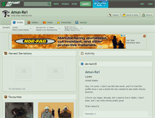 Tablet Screenshot of amun-ra1.deviantart.com
