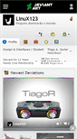 Mobile Screenshot of linux123.deviantart.com
