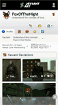 Mobile Screenshot of foxofthenight.deviantart.com