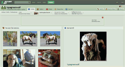 Desktop Screenshot of lupagreenwolf.deviantart.com