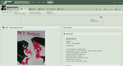 Desktop Screenshot of janinexcore.deviantart.com