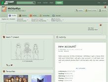 Tablet Screenshot of michiyoryu.deviantart.com