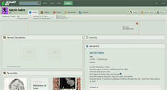 Desktop Screenshot of kazzie-babie.deviantart.com