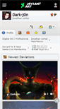 Mobile Screenshot of dark-j0n.deviantart.com