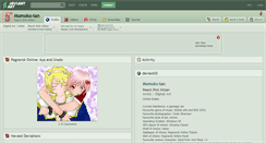 Desktop Screenshot of momoko-tan.deviantart.com