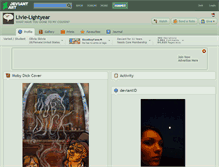 Tablet Screenshot of livie-lightyear.deviantart.com
