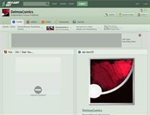 Tablet Screenshot of deimoscomics.deviantart.com