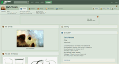 Desktop Screenshot of dark-venom.deviantart.com