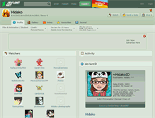 Tablet Screenshot of hidako.deviantart.com