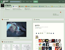 Tablet Screenshot of evilgonta.deviantart.com