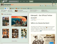 Tablet Screenshot of darkspeeds.deviantart.com