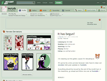 Tablet Screenshot of lauryds.deviantart.com