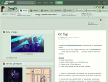 Tablet Screenshot of clang55.deviantart.com