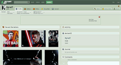Desktop Screenshot of kyl-el7.deviantart.com