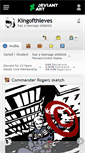 Mobile Screenshot of kingofthieves.deviantart.com