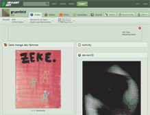 Tablet Screenshot of gruenfeld.deviantart.com