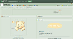 Desktop Screenshot of kuma-jiro.deviantart.com