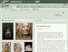 Tablet Screenshot of pallat.deviantart.com