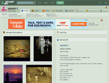 Tablet Screenshot of amani11.deviantart.com