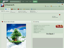 Tablet Screenshot of futboleroarts.deviantart.com
