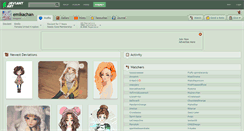 Desktop Screenshot of emikachan.deviantart.com