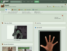 Tablet Screenshot of inyoni.deviantart.com