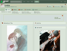 Tablet Screenshot of lujola.deviantart.com