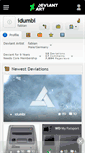 Mobile Screenshot of idumbi.deviantart.com