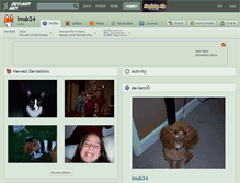 Tablet Screenshot of lmsb24.deviantart.com