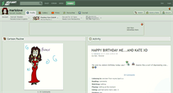 Desktop Screenshot of mariolove.deviantart.com