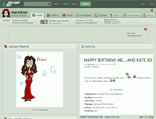 Tablet Screenshot of mariolove.deviantart.com