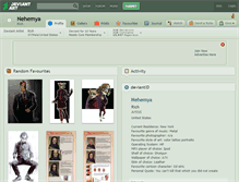 Tablet Screenshot of nehemya.deviantart.com