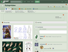 Tablet Screenshot of fizzingwhizbee.deviantart.com
