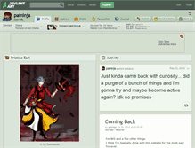 Tablet Screenshot of paininja.deviantart.com