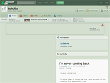 Tablet Screenshot of isohukka.deviantart.com
