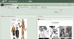 Desktop Screenshot of metalchick36.deviantart.com