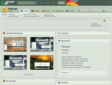 Tablet Screenshot of hirawan.deviantart.com