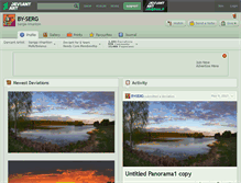Tablet Screenshot of by-serg.deviantart.com