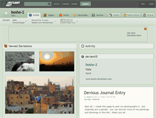 Tablet Screenshot of bosho-2.deviantart.com